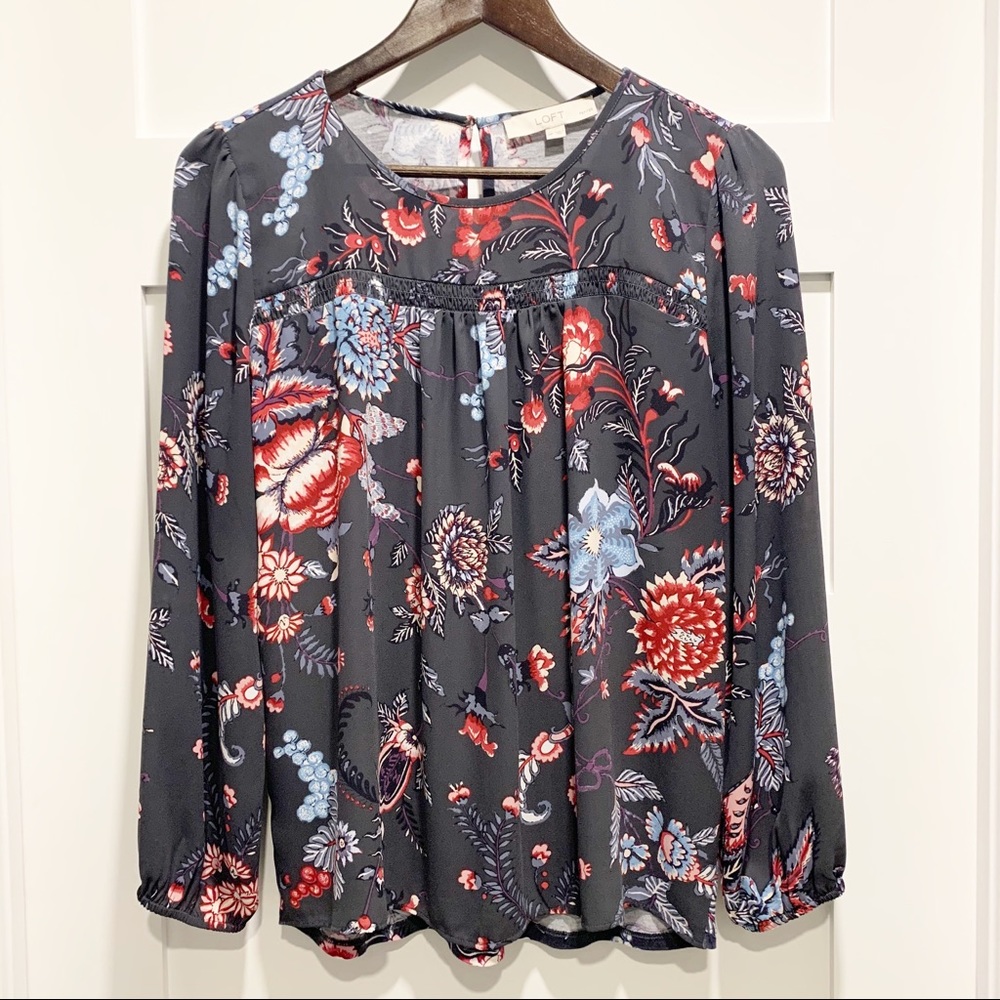 LOFT Floral blouse